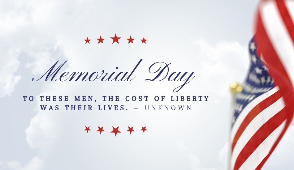 To these men, the cost of liberty was their lives. — Unknown